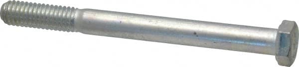 Made in USA MSC30066 Hex Head Cap Screw: 3/8-16 x 4", Grade 5 Steel, Zinc-Plated 