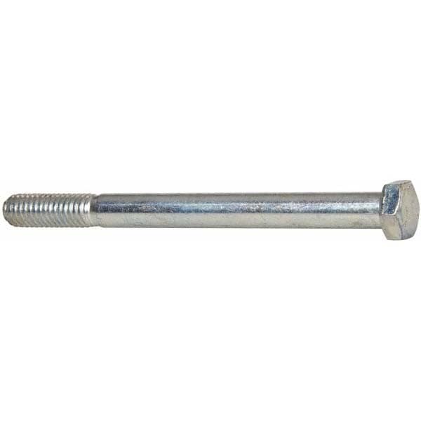 Made in USA MSC30067 Hex Head Cap Screw: 3/8-16 x 4-1/2", Grade 5 Steel, Zinc-Plated Image