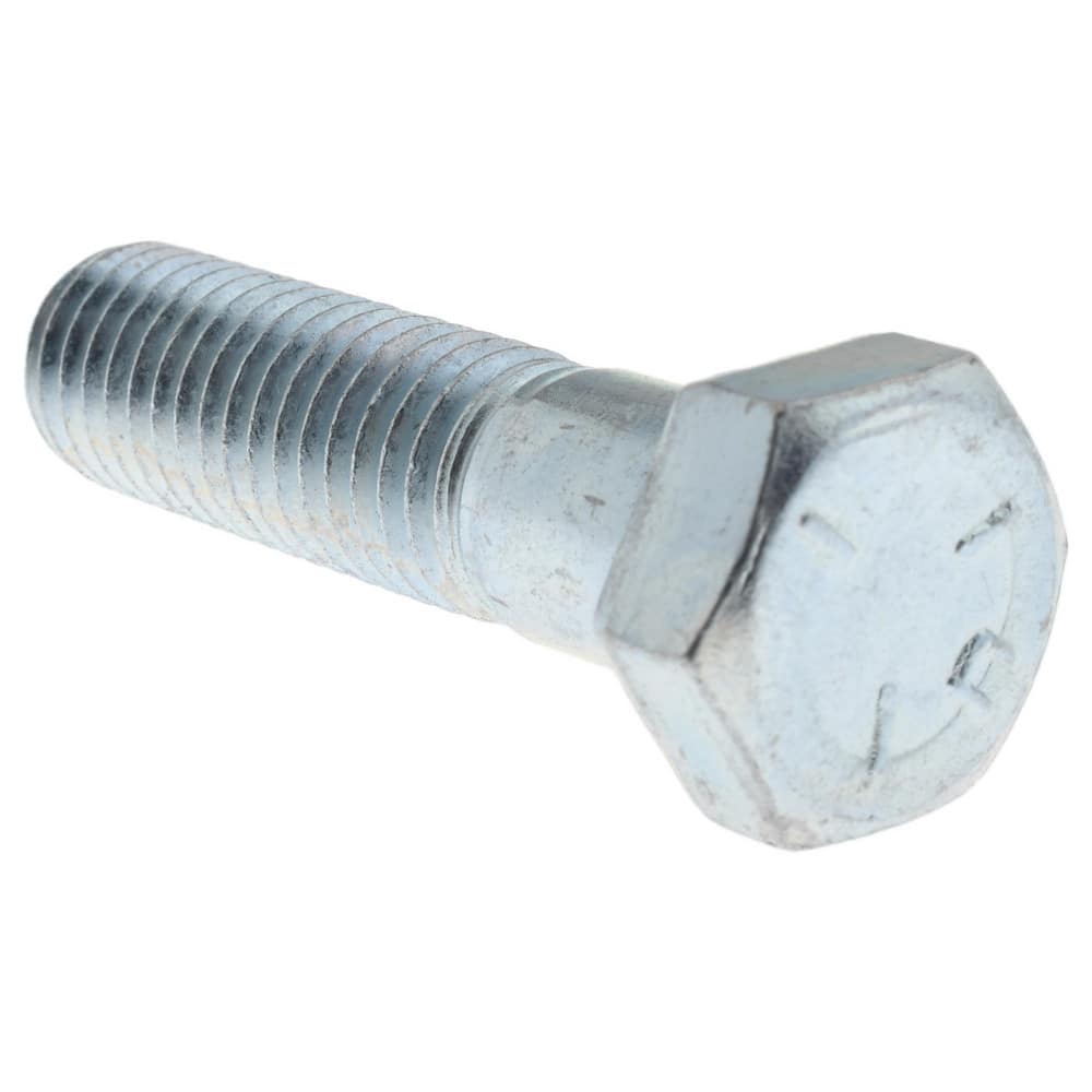 Made in USA Hex Head Cap Screw: 1/2-13 x 2″, Grade Steel, Zinc-Plated  87915401 MSC Industrial Supply
