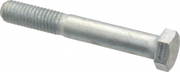 Made in USA 30114 Hex Head Cap Screw: 1/2-13 x 3-1/2", Grade 5 Steel, Zinc-Plated Image