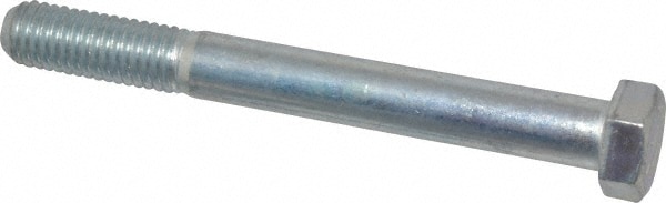 Made in USA 30117 Hex Head Cap Screw: 1/2-13 x 4-1/2", Grade 5 Steel, Zinc-Plated Image