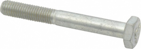 Made in USA 30183 Hex Head Cap Screw: 1/4-28 x 2", Grade 5 Steel, Zinc-Plated Image