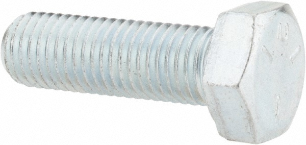 Made in USA 30204 Hex Head Cap Screw: 5/16-24 x 1", Grade 5 Steel, Zinc-Plated Image
