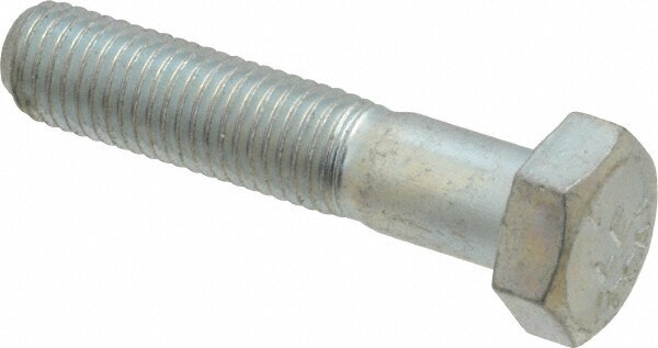 Made in USA 30206 Hex Head Cap Screw: 5/16-24 x 1-1/2", Grade 5 Steel, Zinc-Plated Image