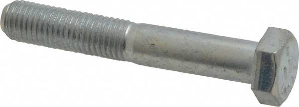 Made in USA 30208 Hex Head Cap Screw: 5/16-24 x 2", Grade 5 Steel, Zinc-Plated Image