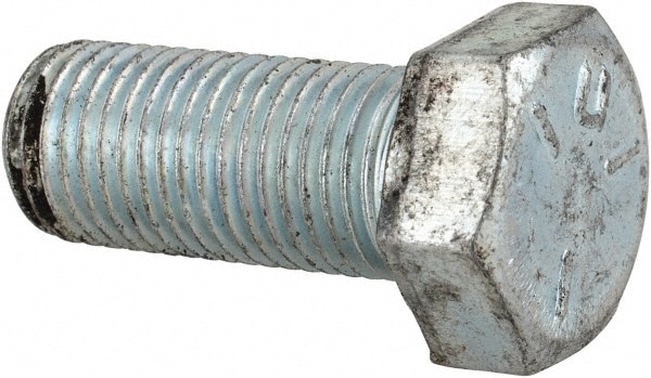 Made in USA MSC87916417-1 Hex Head Cap Screw: 3/8-24 x 7/8", Grade 5 Steel, Zinc-Plated Image