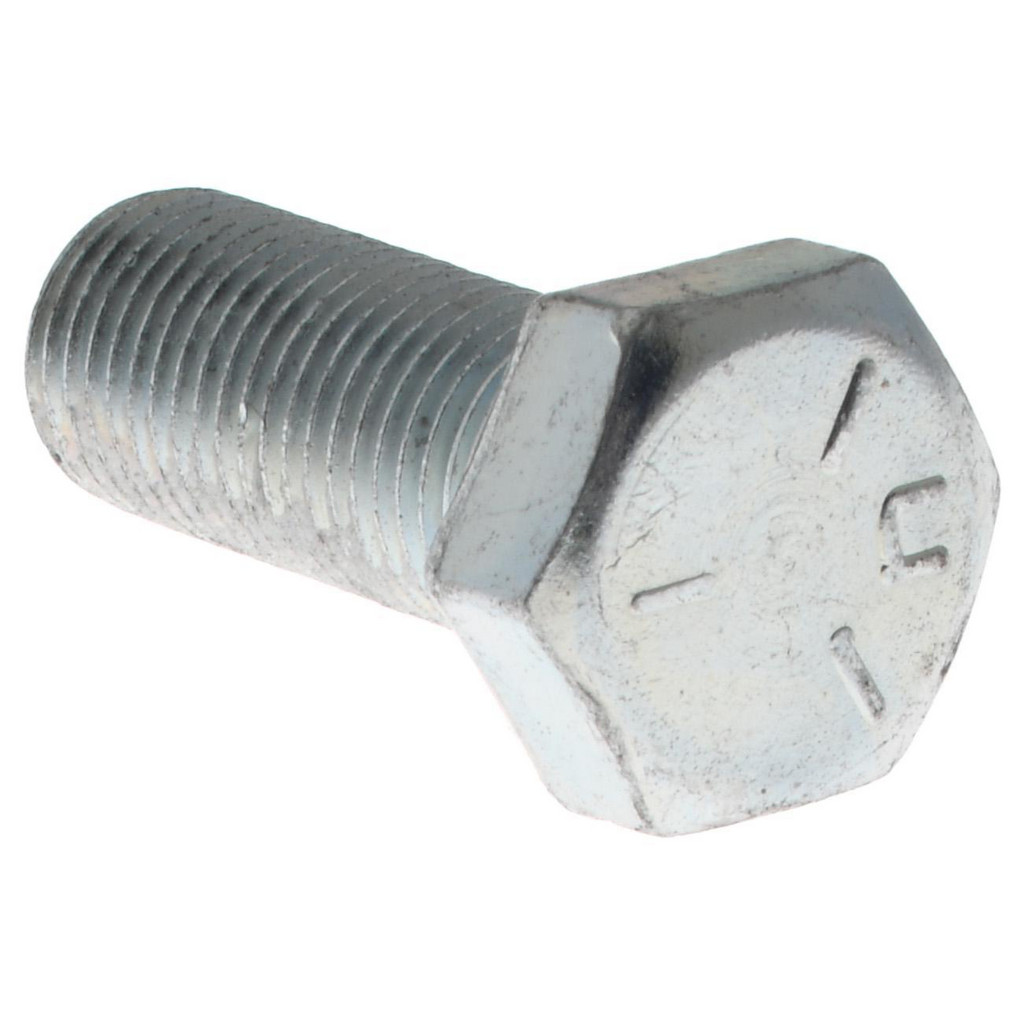 Made in USA 30229 Hex Head Cap Screw: 3/8-24 x 1", Grade 5 Steel, Zinc-Plated Image
