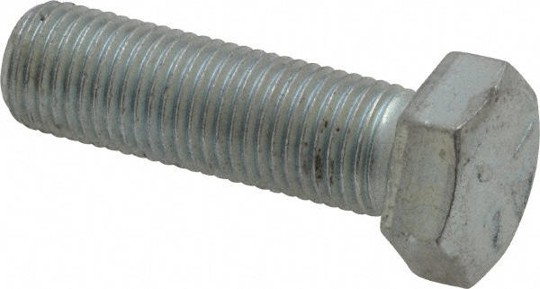 Made in USA 30230 Hex Head Cap Screw: 3/8-24 x 1-1/4", Grade 5 Steel, Zinc-Plated Image