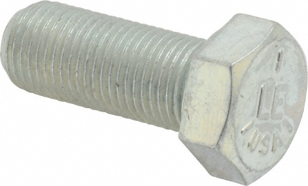 Made in USA 30280 Hex Head Cap Screw: 1/2-20 x 1-1/4", Grade 5 Steel, Zinc-Plated Image