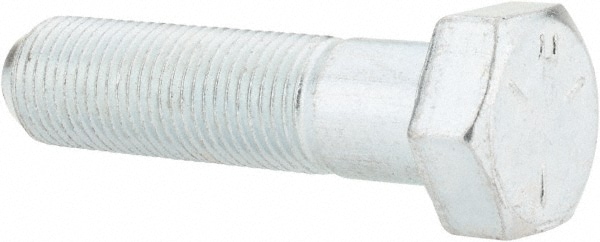 Made in USA 30283 Hex Head Cap Screw: 1/2-20 x 2", Grade 5 Steel, Zinc-Plated Image