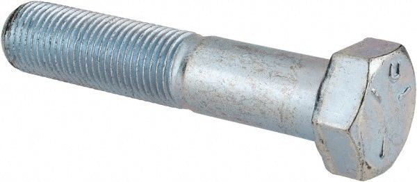 Made in USA MSC30285 Hex Head Cap Screw: 1/2-20 x 2-1/2", Grade 5 Steel, Zinc-Plated Image