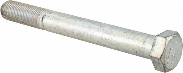 Made in USA 30292 Hex Head Cap Screw: 1/2-20 x 4-1/2", Grade 5 Steel, Zinc-Plated Image
