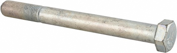 Made in USA 30293 Hex Head Cap Screw: 1/2-20 x 5", Grade 5 Steel, Zinc-Plated Image