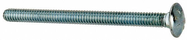 Value Collection 489029PS Carriage Bolt: 1/4-20, 3-1/4" Length Under Head, Square Neck Image