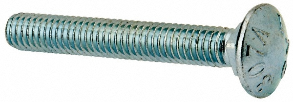 Value Collection 489049PS Carriage Bolt: 5/16-18, 2-1/4" Length Under Head, Square Neck Image