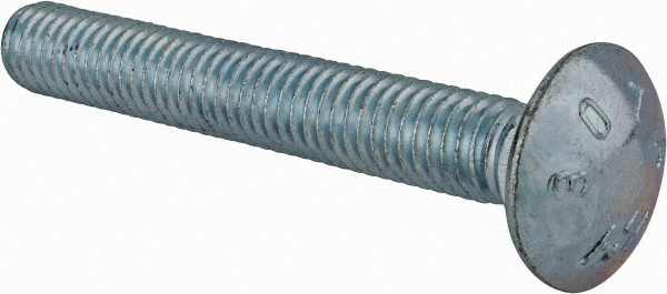 Value Collection 489077PR Carriage Bolt: 3/8-16, 2-3/4" Length Under Head, Square Neck Image