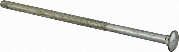 Value Collection 489092PR Carriage Bolt: 3/8-16, 9" Length Under Head, Square Neck Image