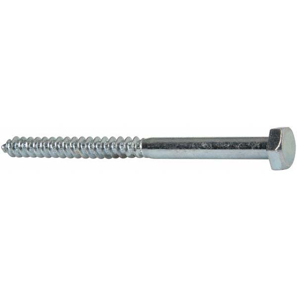 Value Collection 486156PR 1/4" Screw, 3-1/2" Length Under Head, Steel, Hex Head Lag Screw Image