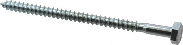 Value Collection R50000261 1/4" Screw, 4" Length Under Head, Steel, Hex Head Lag Screw Image