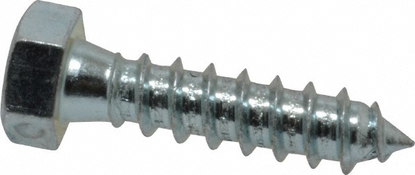 Value Collection 486318PS 3/8" Screw, 1-1/2" Length Under Head, Steel, Hex Head Lag Screw Image