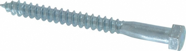 Value Collection 486364PR 3/8" Screw, 4" Length Under Head, Steel, Hex Head Lag Screw Image