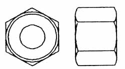 Value Collection THHN175CG 1-3/4 - 5 UNC Steel Right Hand Heavy Hex Nut Image