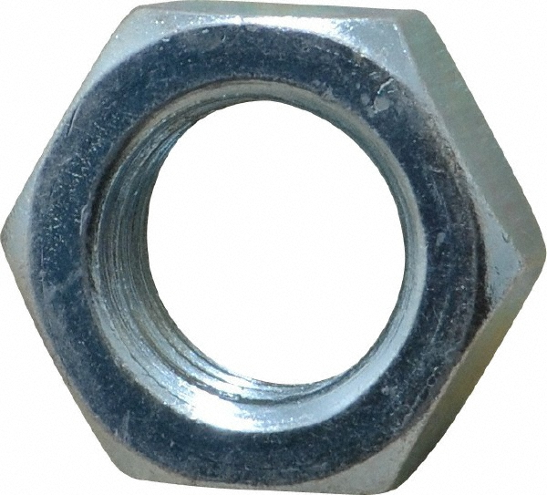 Value Collection 330230BR Hex Nut: 1-8, Grade 2 Steel, Zinc-Plated Image
