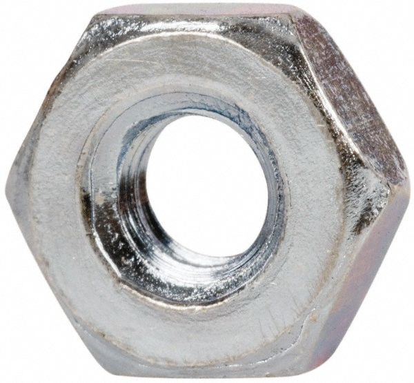 100-Pack 1/4-20 Hex Nuts – Grade 2 Zinc Plated Steel