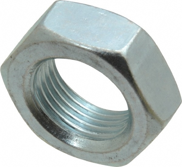 Qty 1 1-1//8/"-7 Low Carbon Grade 2 Finished Hex Nuts Zinc Plated