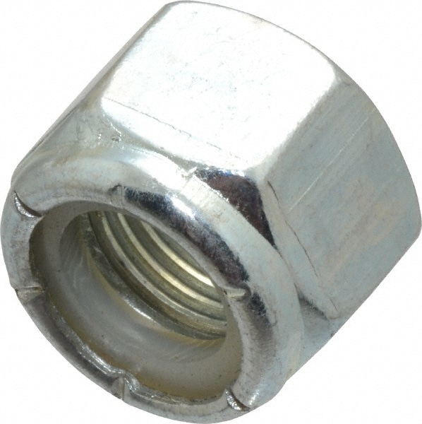Value Collection Hex Lock Nut Insert Nylon Insert 12 20 Grade 2 Steel Zinc Plated
