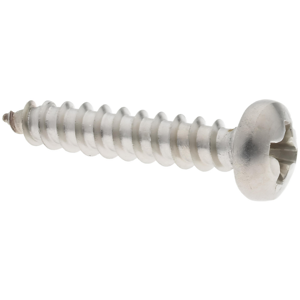 Sheet Metal Screw: #6, Pan Head, Phillips Drive, 3/4" Length Under Head - Grade 18-8 Stainless Steel