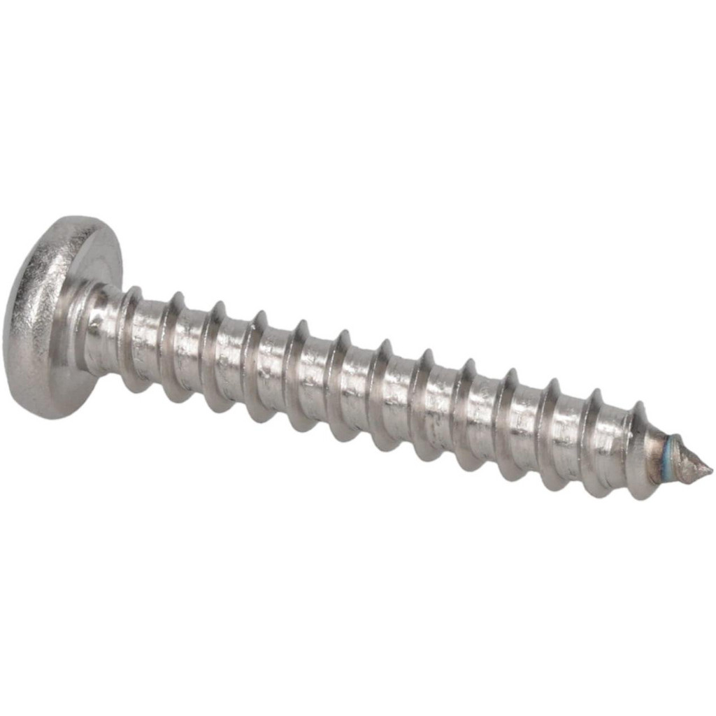 Steel Sheet Metal Screw – Black Oxide, Pan Head, Phillips Drive, Type AB, 12-14 Thread, 1/2 Inch Length, Pack Of 100