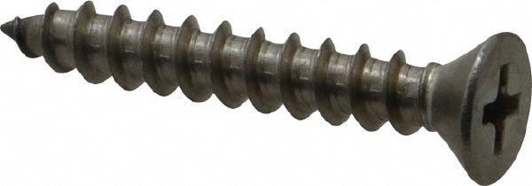 Value Collection R83922392 Sheet Metal Screw: #10, Flat Head, Phillips Image