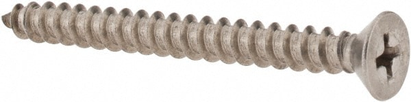 Value Collection R83922819 Sheet Metal Screw: #10, Flat Head, Phillips Image