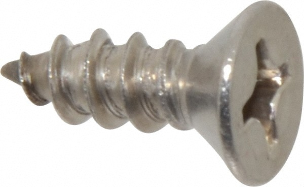 Value Collection R83922924 Sheet Metal Screw: #14, Flat Head, Phillips Image