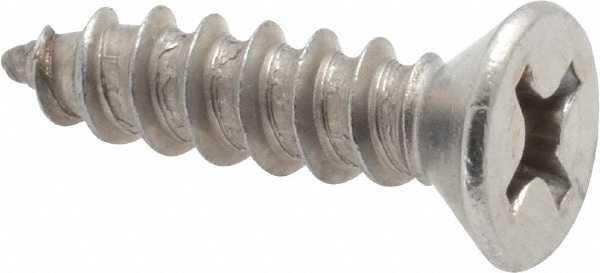 Value Collection R83922942 Sheet Metal Screw: #14, Flat Head, Phillips Image