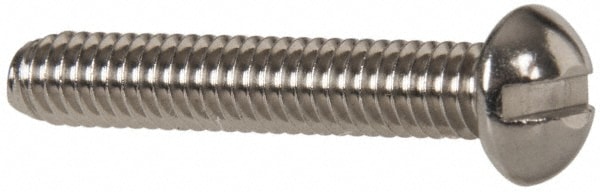 Machine Screw: 3/8-16 x 2-3/4", Flat Head, Slotted