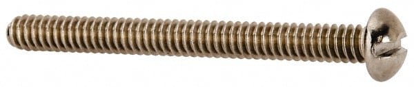 Value Collection R83924028 Machine Screw: #10-24 x 2", Round Head, Slotted Image