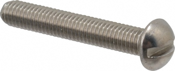 Value Collection R83924623 Machine Screw: #10-32 x 1-1/4", Round Head, Slotted Image