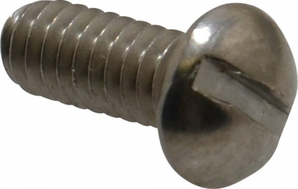 Value Collection R83924318 Machine Screw: 1/4-20 x 5/8", Round Head, Slotted Image