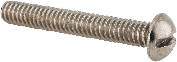 Value Collection R83924330 Machine Screw: 1/4-20 x 1-3/4", Round Head, Slotted Image