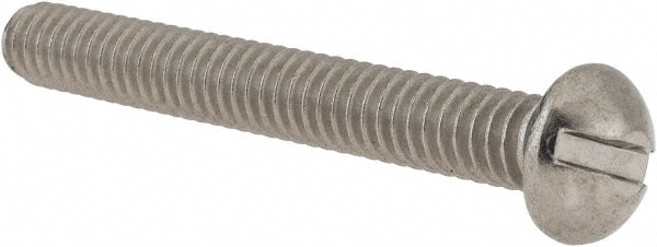 Value Collection R83924382 Machine Screw: 1/4-20 x 2", Round Head, Slotted Image