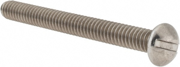 Value Collection R83924391 Machine Screw: 1/4-20 x 2-1/2", Round Head, Slotted Image