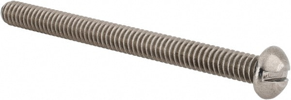 Value Collection R83924849 Machine Screw: 1/4-20 x 3", Round Head, Slotted Image