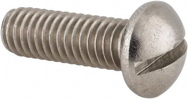 Value Collection R83924882 Machine Screw: 5/16-18 x 1", Round Head, Slotted Image