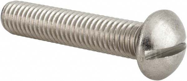 Value Collection R83920402 Machine Screw: 3/8-16 x 2", Round Head, Slotted Image