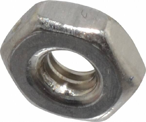 #2-56 Coarse Thread Hex Machine Screw Nut Stainless Steel 18-8 