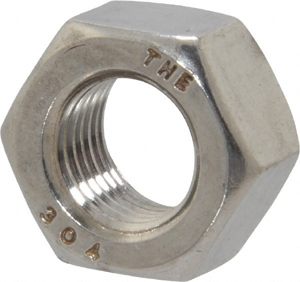 Value Collection R83920321 7/16-20 UNF Stainless Steel Right Hand Hex Nut Image