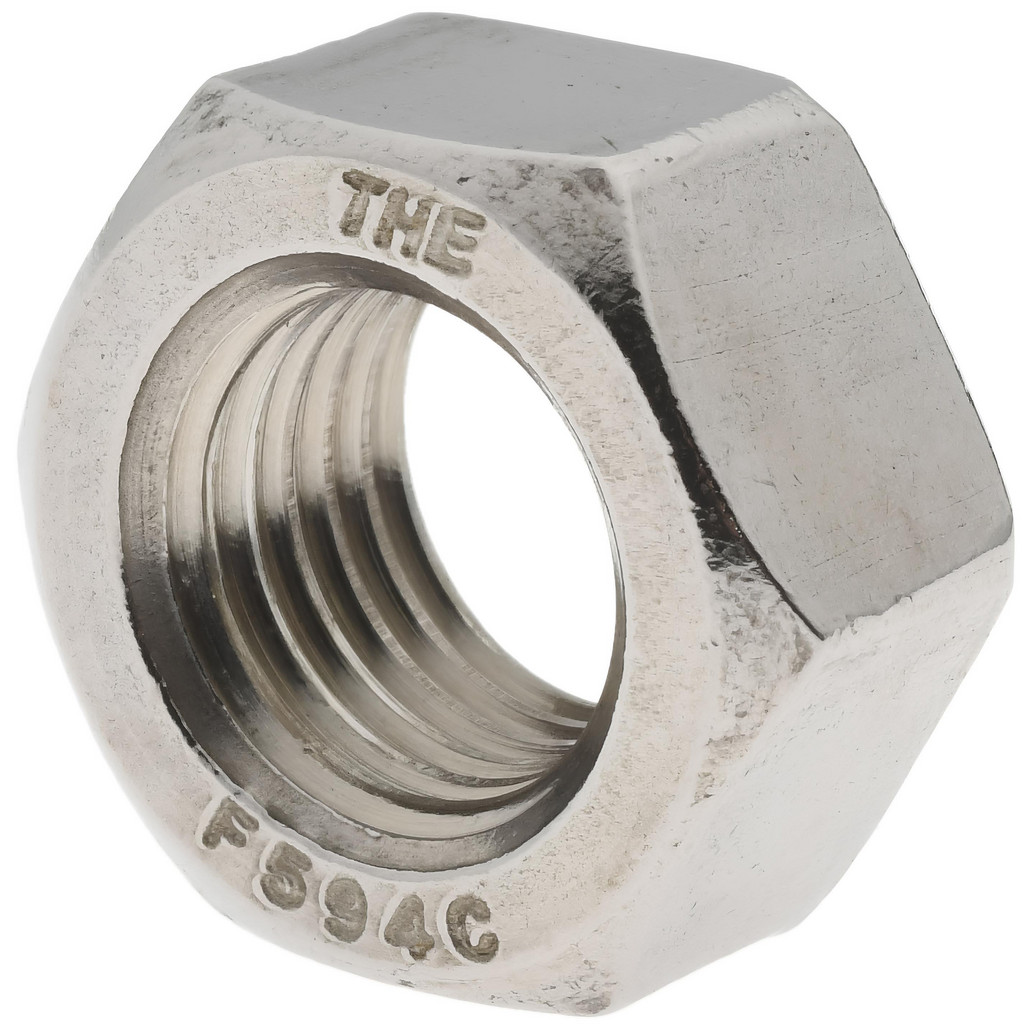 Value Collection R83920321 7/16-20 UNF Stainless Steel Right Hand Hex Nut Image
