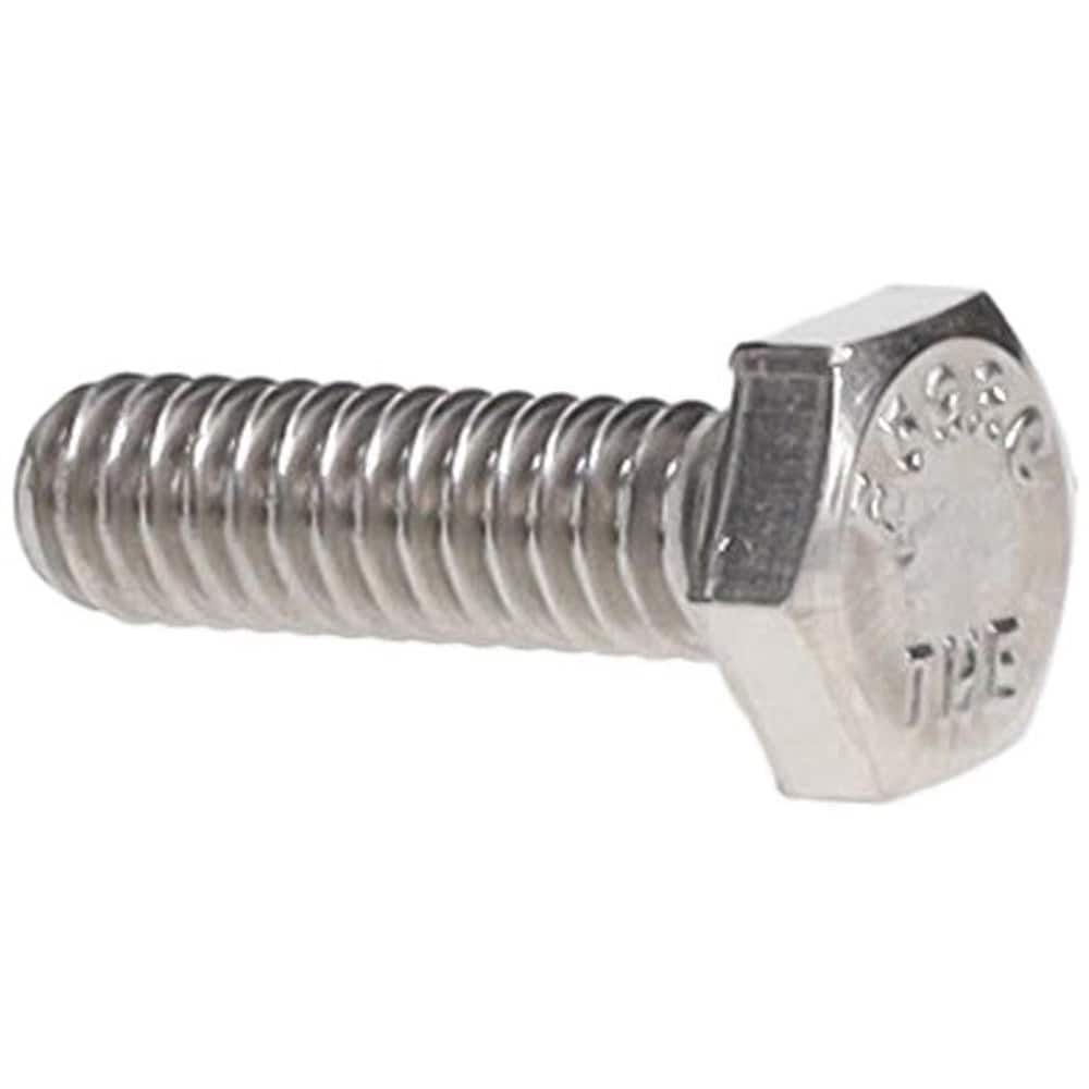 Value Collection Hex Head Cap Screw: 1/4-20 x 7/8″, Grade 18-8 Stainless  Steel 87926036 MSC Industrial Supply